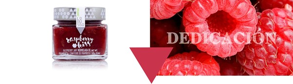 MERMELADA EXTRA ECOLÓGICA DE FRAMBUESA