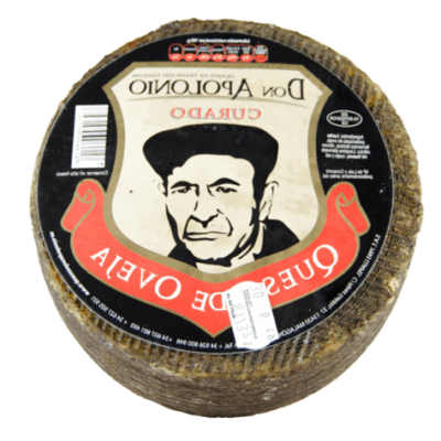 Queso de Oveja Curado. Don Apolonio. 6 Meses